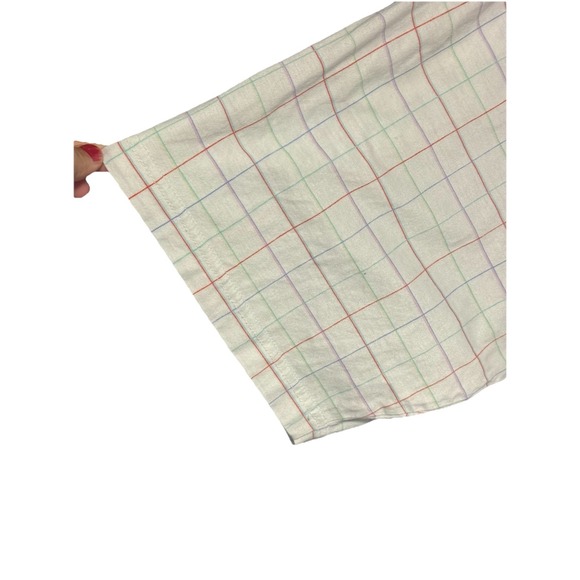 Peter Millar Men's Cotton Polo Golf Shirt Multicolor Check Pattern 2XL Vintage - Picture 9 of 13